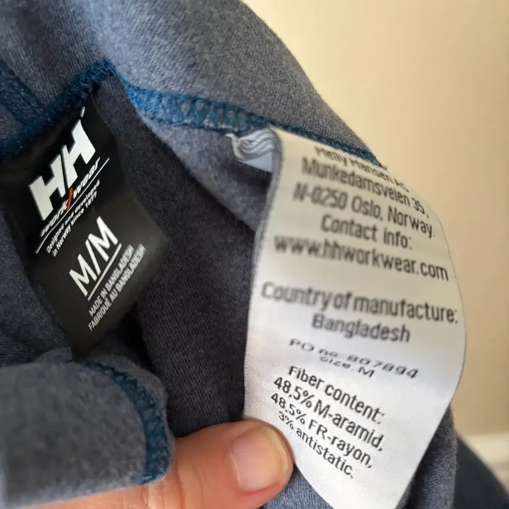 Helly Hansen | Men’s Fargo Baselayer FR Pants Flame Resistant Blue Medium